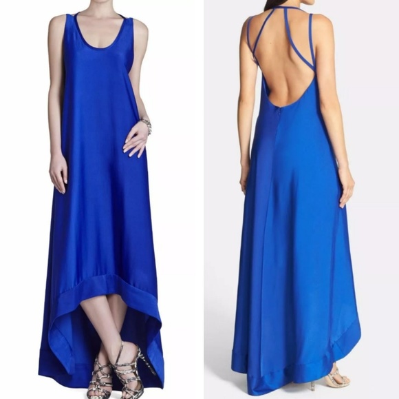 BCBGMaxAzria Dresses & Skirts - 🔥🔥BCBGMaxAzria High-Low satin dress
